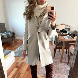 Gray TOPSHOP Size 2 Peacoat